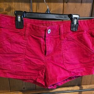 Arizona Jean Company Women's Bright Red Cargo Shorts